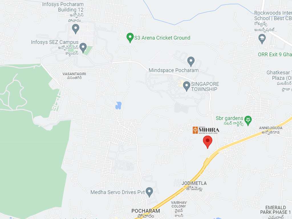 Map showing the Maram Mihira location